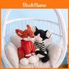 Cute Cartoon Dog Fox Cat Hoodie Decoration Plush Doll Pillow For Kids Gift And Collectors