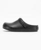 Analog Mood Mule Sandals Hybrid Classic Buckle Slippers (Black)
