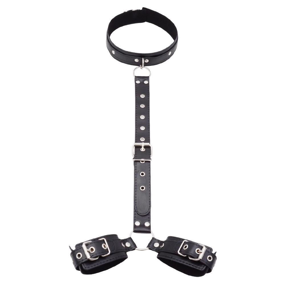 Restraint Training Kit: Handcuffs & Collar for Adult Roleplay