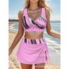 New Style Split Swimsuit for Women, Slim and Sexy Backless Bikini, High-end Crossover Bikini Swimsuit