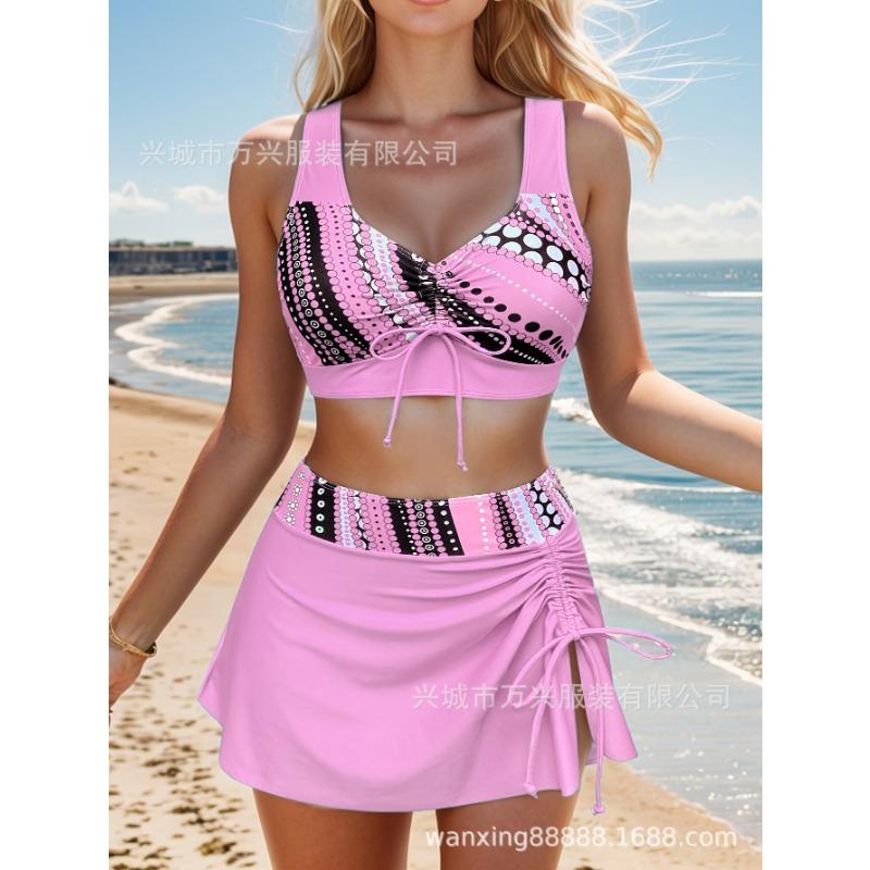 New Style Split Swimsuit for Women, Slim and Sexy Backless Bikini, High-end Crossover Bikini Swimsuit