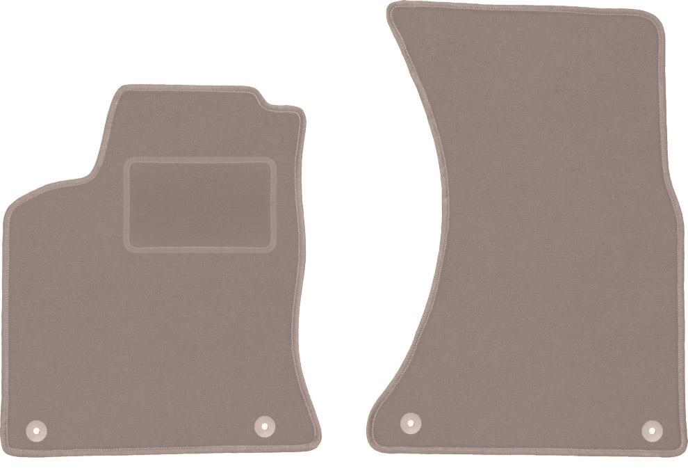 Beige Front Floor Mats For: Porsche Macan SUV (2013-)