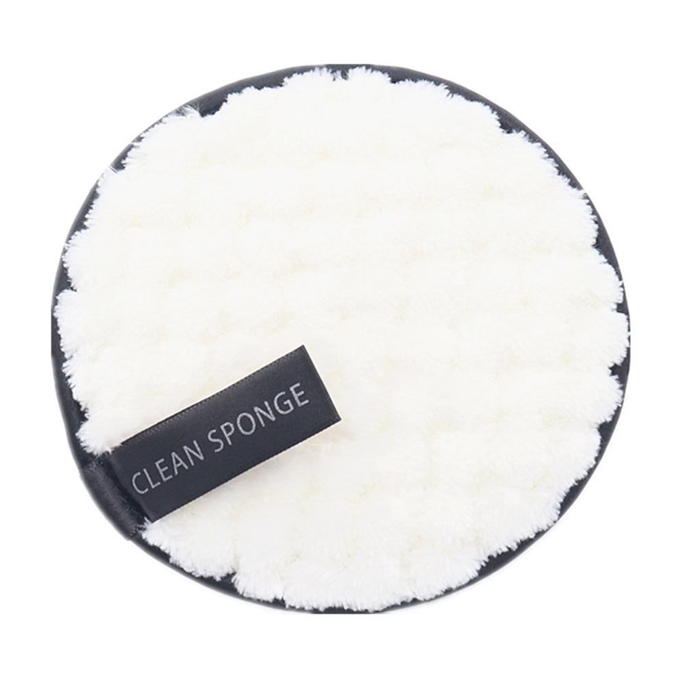 ALYAN Pineapple Grid Makeup Remover Puff - Lazy, Round Face Wash Sponge