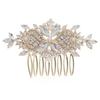 Vintage Pearl Rhinestone Bridal Hair Comb - Elegant Wedding & Photography Accessory