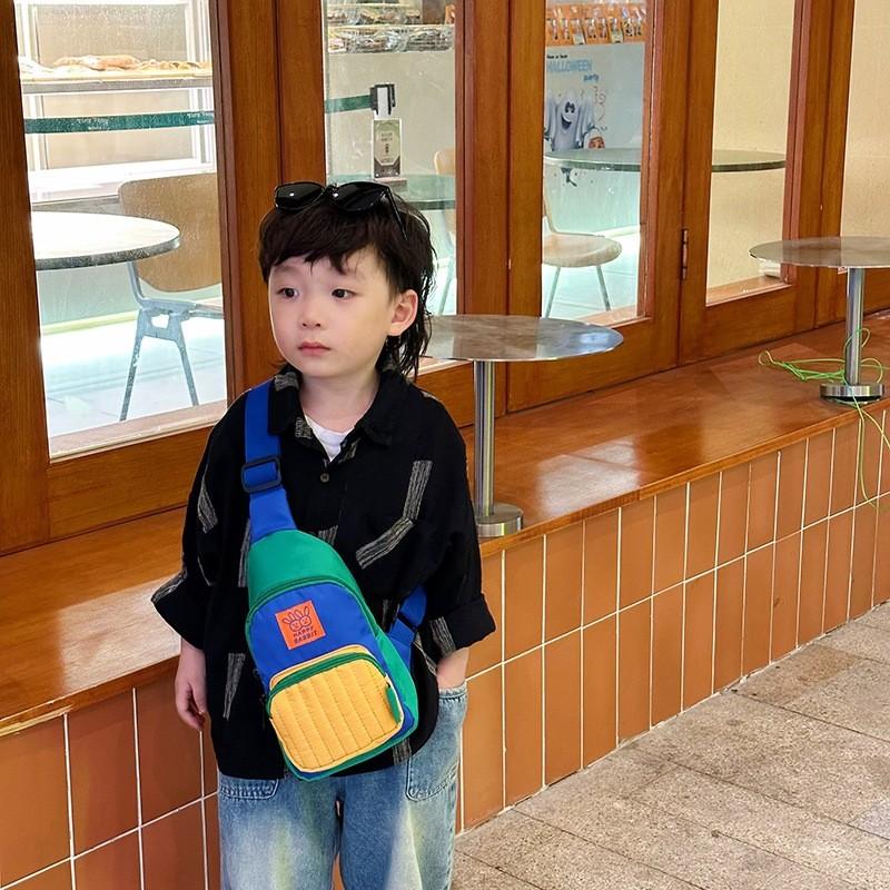 Stylish Colorful Children's Backpack Lightweight Breathable Nylon Bag For Outdoor Adventures