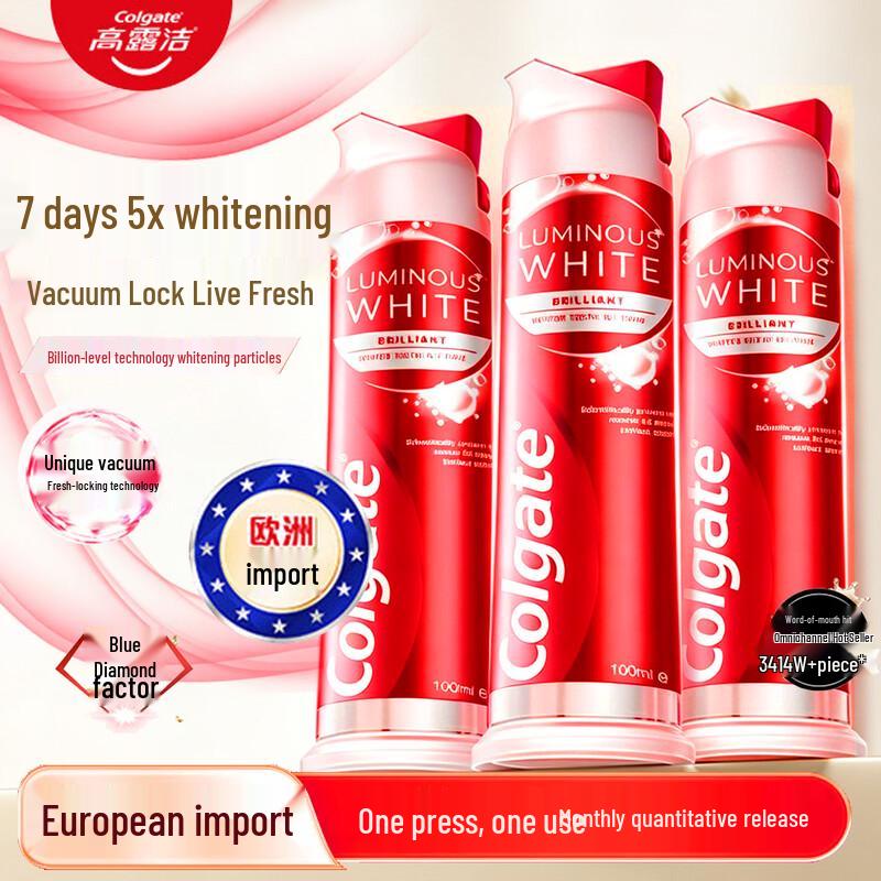 Colgate European Whitening Pump Toothpaste