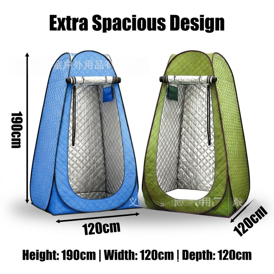 Best Camping Shower Tent - Thickened Cotton Warmth Outdoor Shower & Bathing Accessory for Hiking, Fishing