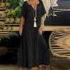 Elegante Vestito Estivo Comodo Splendido Vita Media Accessori Accattivanti Scollo a V Pizzo
