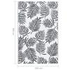 Outdoor Rug ARAKIL White and Black 190 x 290 cm PP