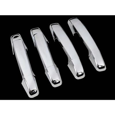 For 07-13 CHEVY SILVERADO TAHOE Suburban Avalanche Cadillac Escalade for GMC Yukon Sierra TRIPLE CHROME 4 DOOR HANDLE COVER