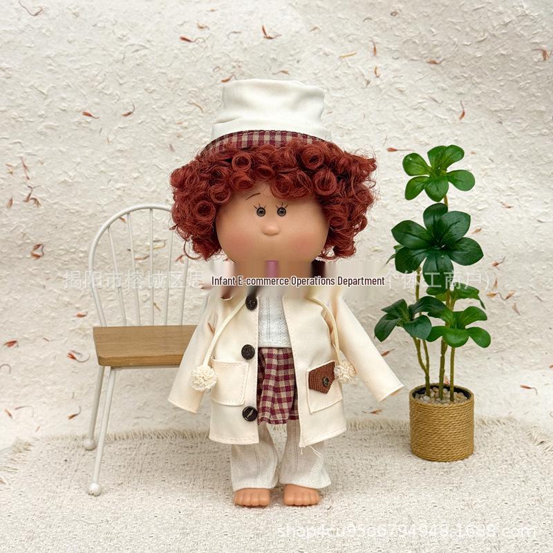 24cm Spanish Mia Potato Doll Dress-Up Set with Plush Outfit