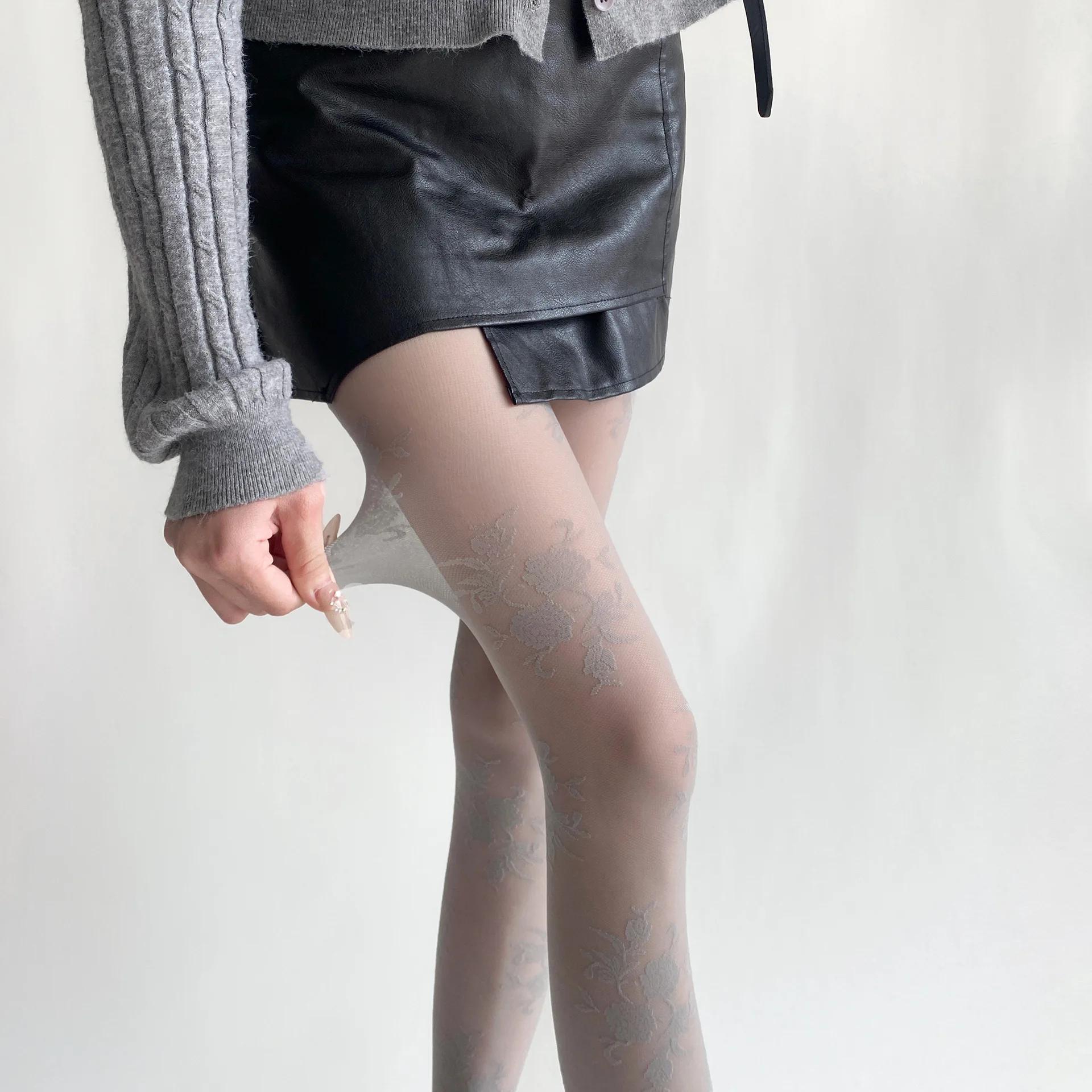 

Tights Women Lingerie Sexy Lace Floral Thigh High Stockings Pantyhose Female Hosiery High Waist Body Stockings Tights Pantyhose High Quality One Size