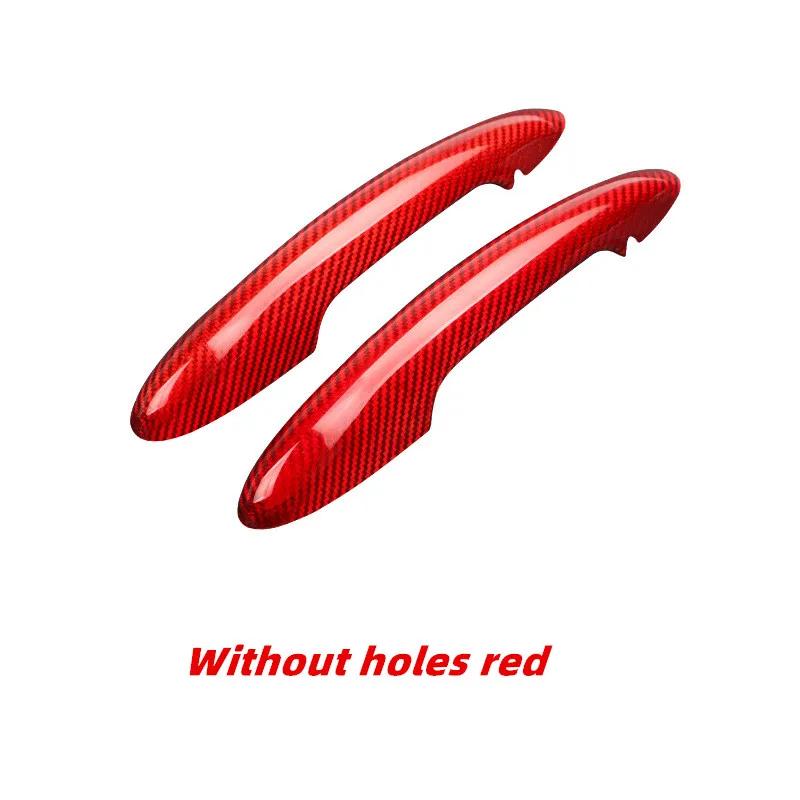 For BMW MINI JCW Cabrio Clubman Countryman F55 F56 F57 F60 Accessories Carbon Fiber Door Handle Shell Decoration Door Handle