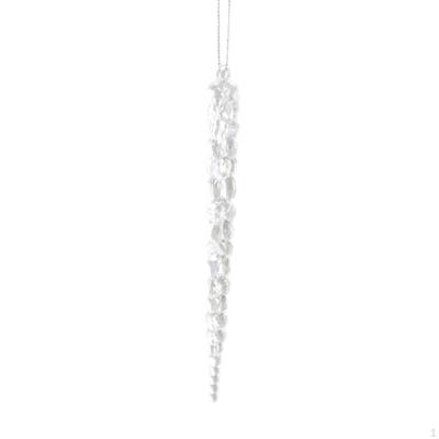 Icicle Christmas Hanging Ornament Xmas Tree Decor Transparent Decoration for Festival