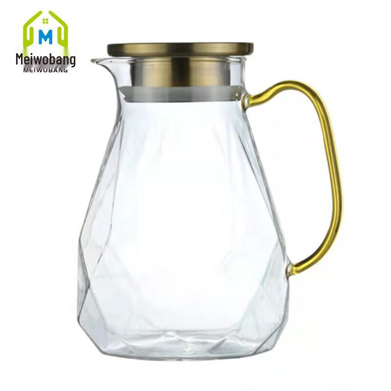 Meiwo Bang Diamond Bamboo Lid Cold Water Pitcher