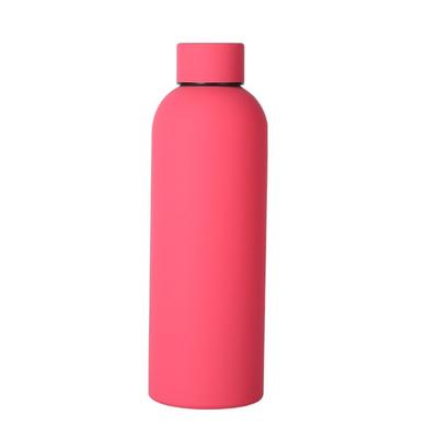500/750ml Insulated Water Bottle Leak-proof Frosted Vacuum Flask Small Mouth Insulated Cup
