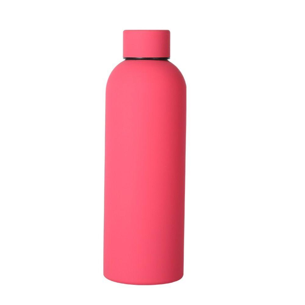 Stainless Steel Small Mouth Insulated Cup 500/750ml Frosted Vacuum Flask Insulated Water Bottle