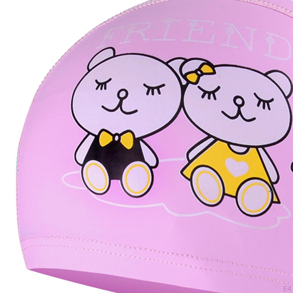 Kids Bathing Swimming Hat girl and boy Animal