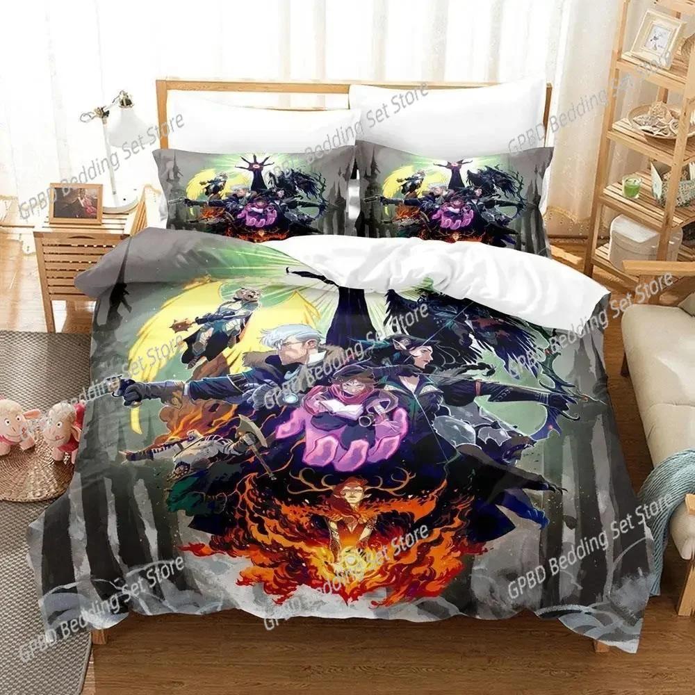 Legend Of Vox Machina Game Bedding Set Bedroom Soft Modern Bedspreads Comefortable Duvet Cover Quilt Cover And Pillowcase