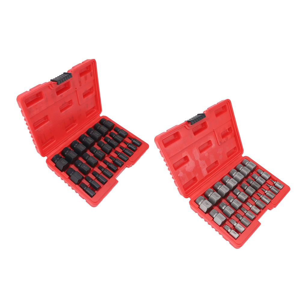 25 Pieces Screw Extractors Hex Shank  Screw Remover Tool for Damaged Broken Stripped Screws