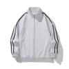 Jacket Men's American Striped Three Bar Casual Loose Casual Stand Up Collar Jacket Men's Coat Men