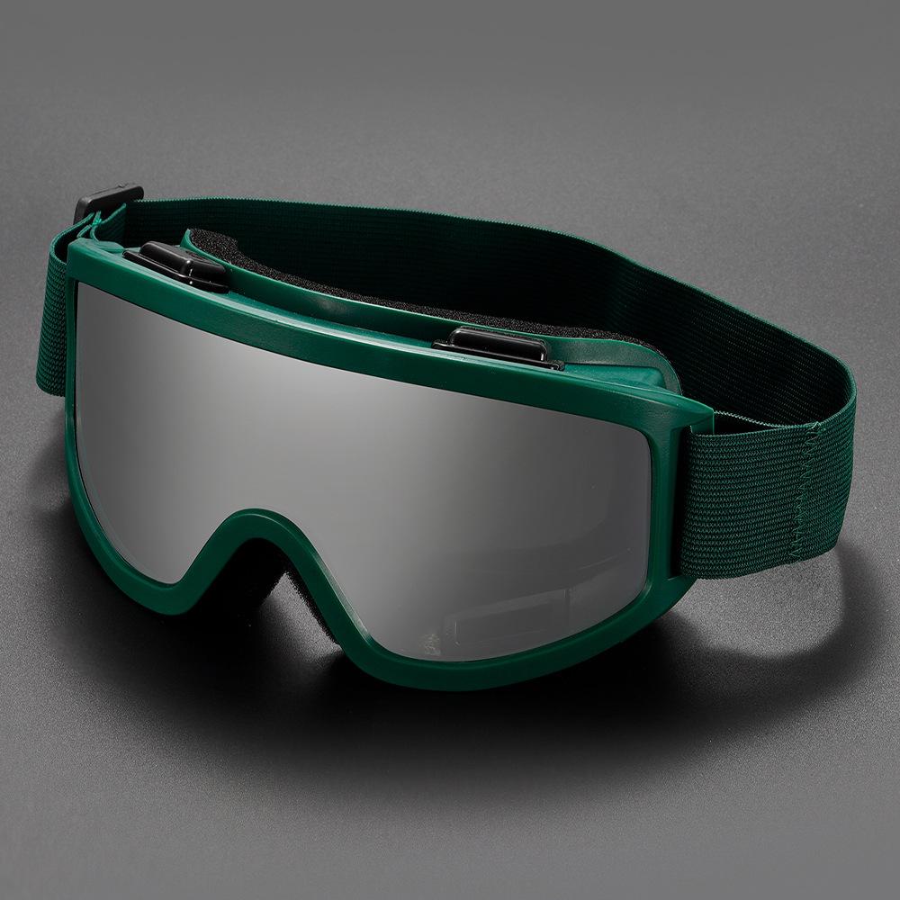 Anti-Fog Large Frame Ski and Mountaineering Goggles - Windproof, Sandproof, Universal Fit