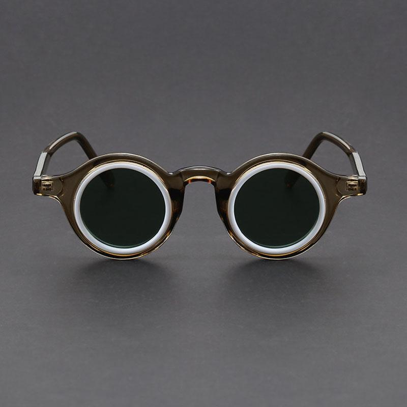 High Quality y2k Classic Round Sunglasses Women For Men Punk Sun Glasses Luxury Brand Designer Steampunk Popular Eyewear UV400