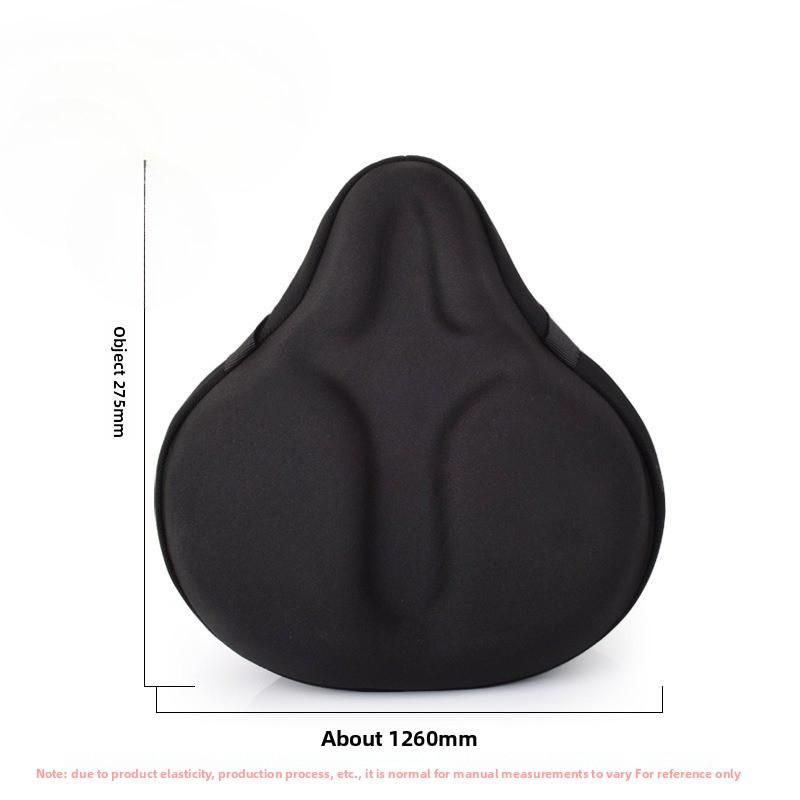 New Electric Bicycle Seat Cushion Cover Mountain Bike Soft and Comfortable Thickened Seat Cover 3d Battery Car Silicone Seat Cushion Cover