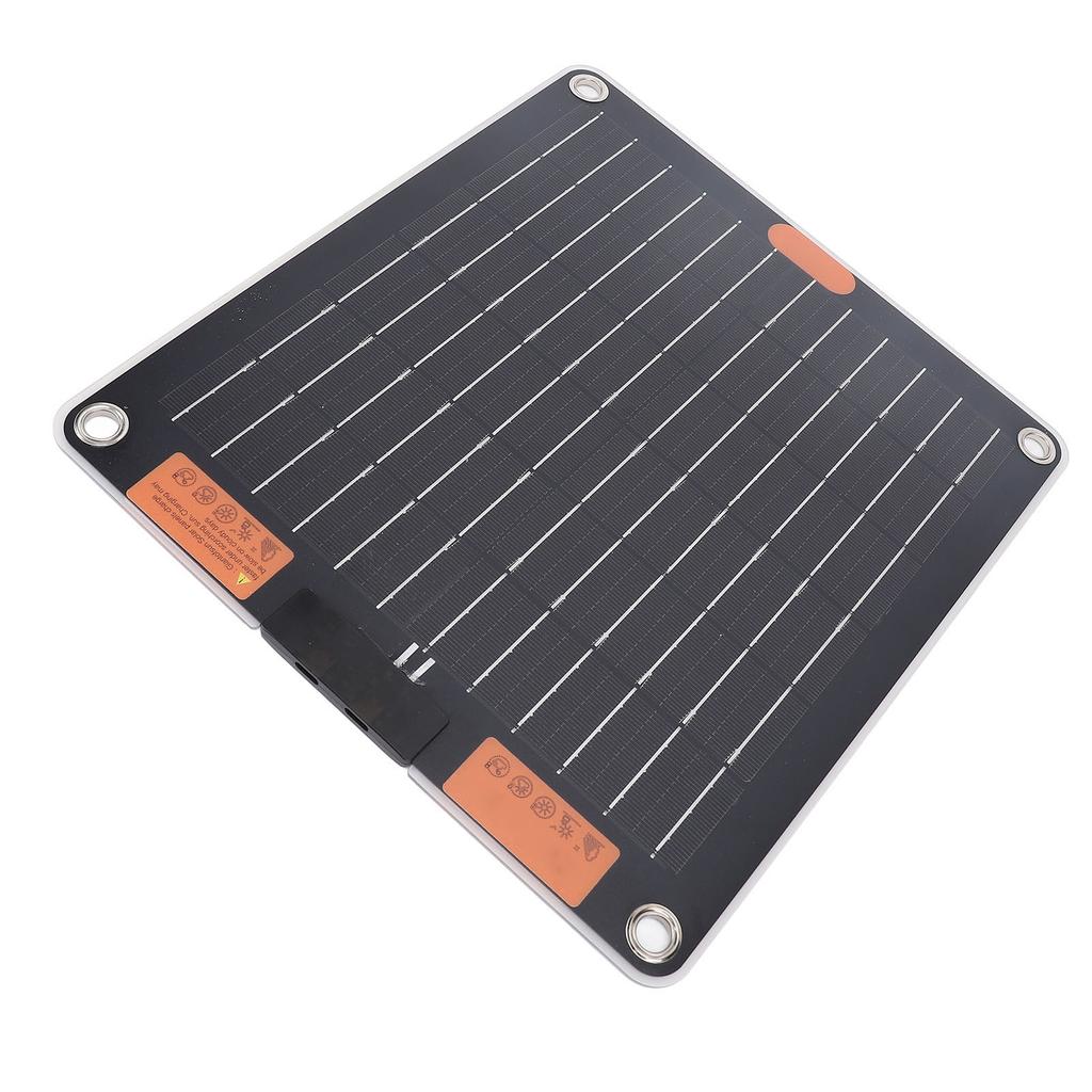 Solar Panel Double Sided 20W Dual TYPE C Output 5V 2A Ultra Thin Portable Solar Panel for Travel
