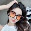 Year Tide High-End Ins Sunglasses, Tide Anti-Ultraviolet Big Face Thin Sunglasses Fashion