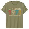 Vintage 1971 Unisexs TShirt Aged To Perfection 55th Birthday Gift