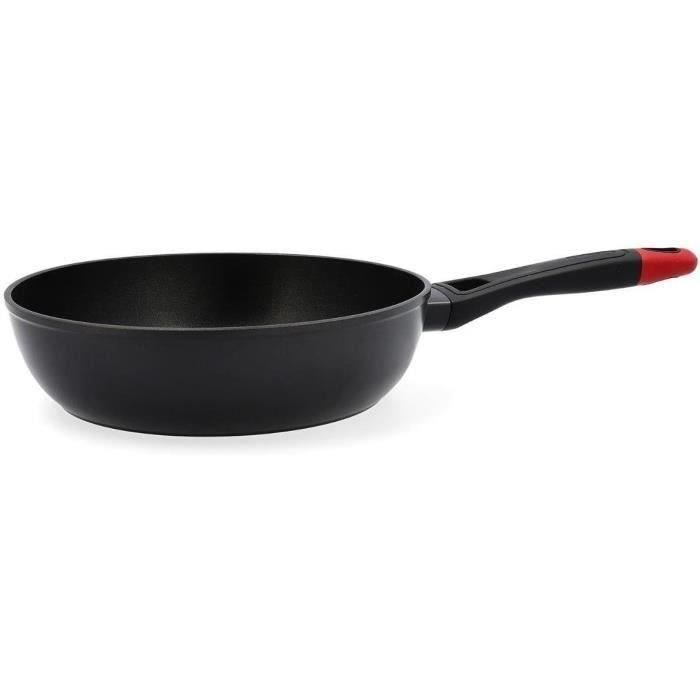 Poêle profonde - PYREX - 1455027 - En aluminium forgé - Antiadhésif - 28 cm - Sans PFAS