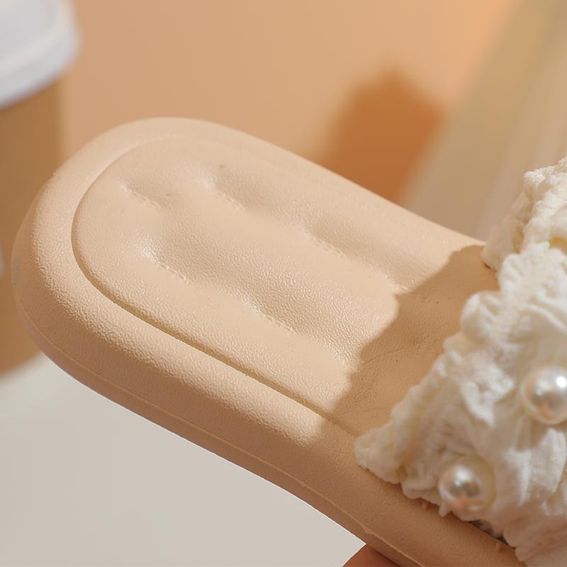 Mädchen Perlen Prinzessin Hausschuhe Sommer Indoor Rutschfest Heimschuhe Kinder Weiche Sohle Bequeme Sandalen Für Kinder Alter 2 Bis 8 Jahre