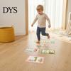 Educational Floor Decals for Kids Number Hopscotch Stickers, English & Numbers Learning Removable Stickers Classroom Game Mat, Colorful Self-Adhesive