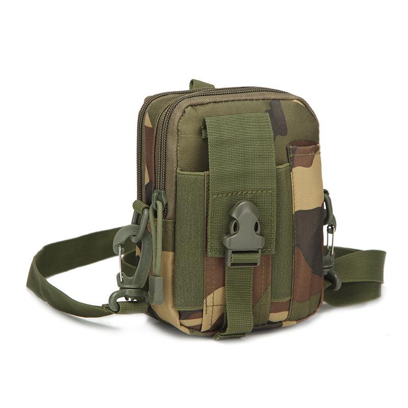 Men's Tactical Camouflage Waist Pack: Multi-Functional Outdoor Cycling Bag for Coins, Phone, and More