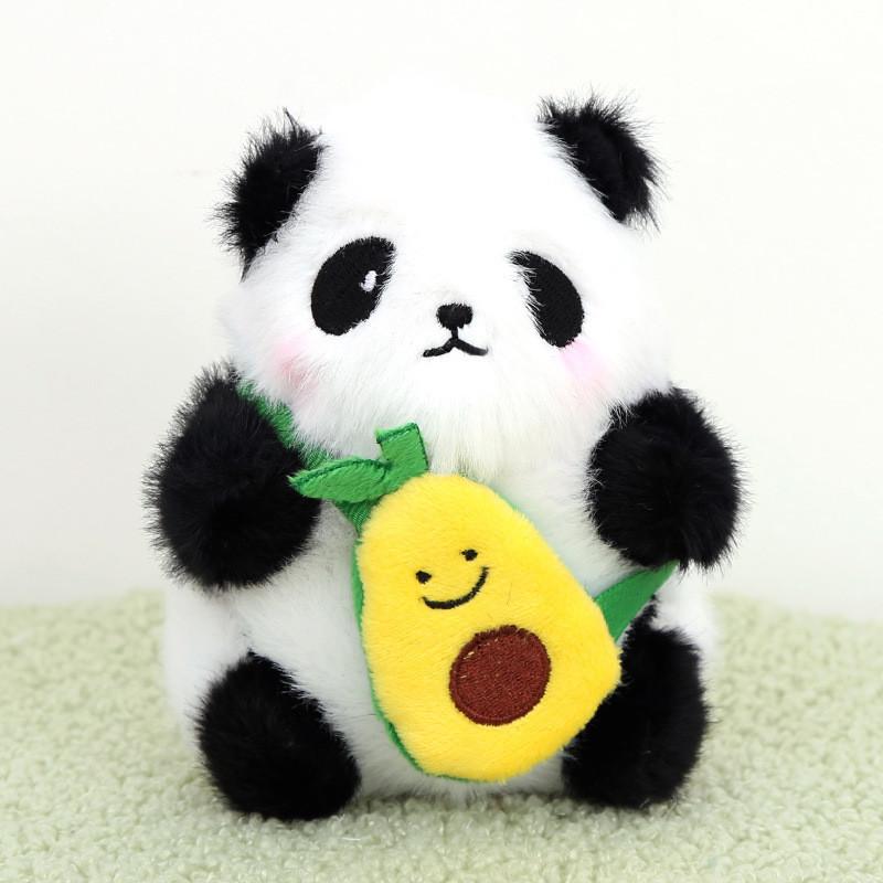 Panda Plush Toy Keychain For Bags And Gifts With Soft Pp Cotton Filling And Animal Design
