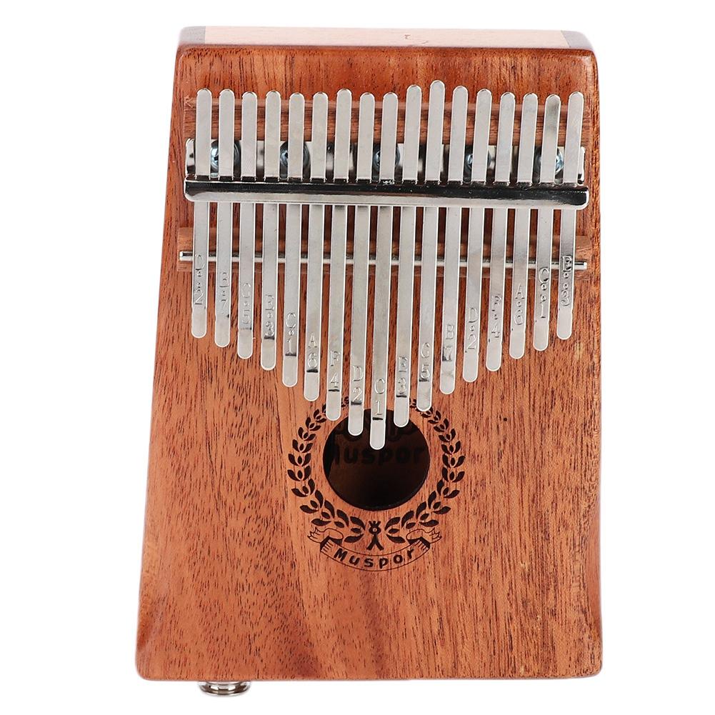 

17-клавишное пианино-калимба с эквалайзером из красного дерева, встроенный звукосниматель, набор для начинающих с сумкой для переноски Tune Hammer