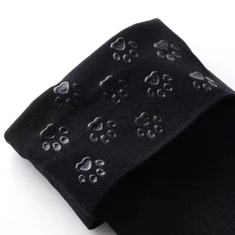 Dlouhé ponožky Dámské nad kolena Punčochy na stehna Kočičí dráp Kočičí tlapka Růžové 3D Cosplay Harajuku Y2K Dámské ponožky