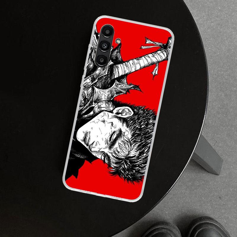 Guts B-Berserks Anime Phone Case Cover for Samsung Galaxy A17 A16 A26 A36 A56 A57 A37 A15 A25 A35 A55 A14 A24 A34 A54 A13 A23 A3