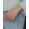 S925 Sterling Silver Pearl Shell Charm Bracelet - Fresh Summer Girl's Jewelry