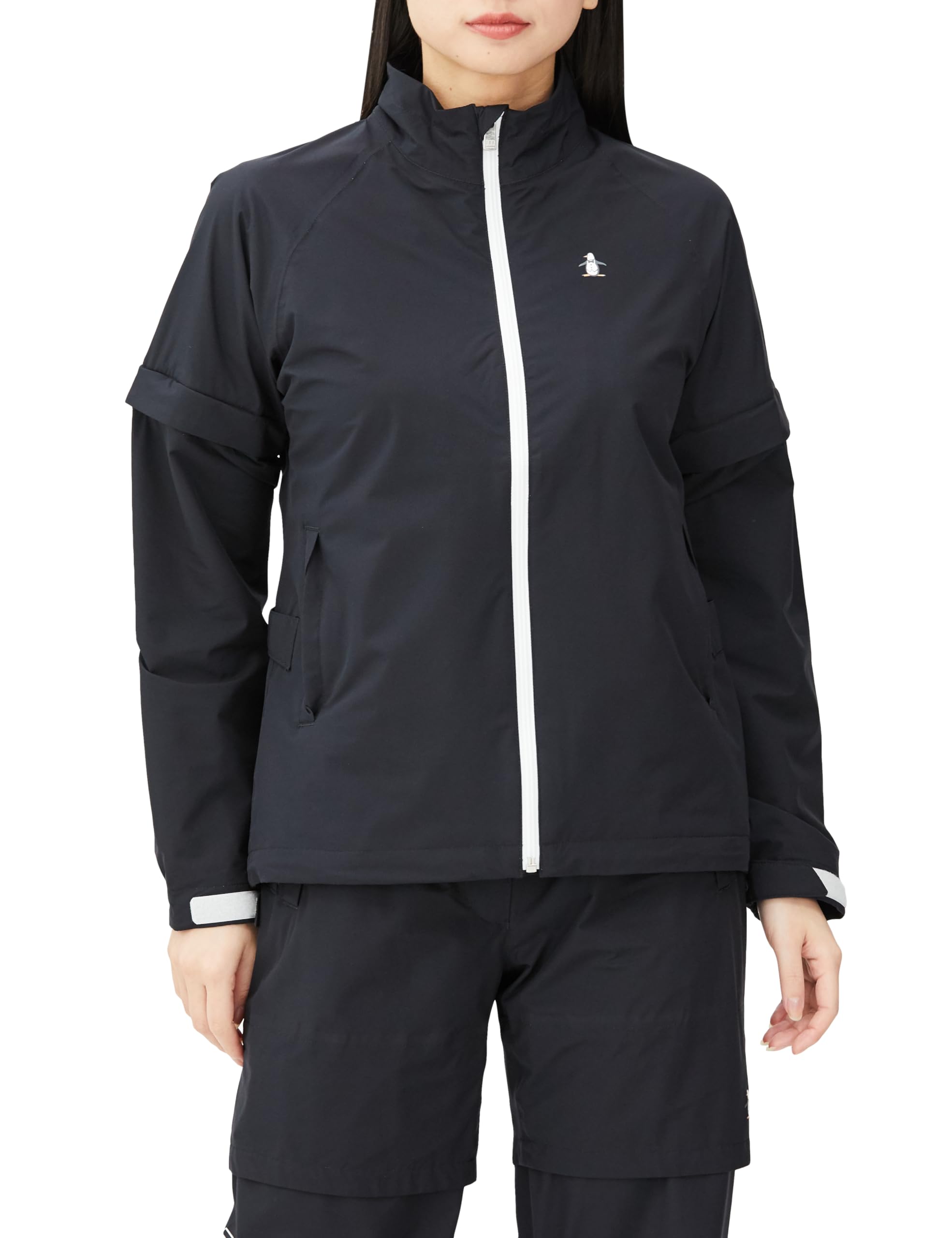 

Rain Wear Rain Blouson High Spec Rain Gear Stretch Water Repellent Water Resistant Moisture Breathable Windproof Golf MEWXJF02 BK00 [Munsingwear]