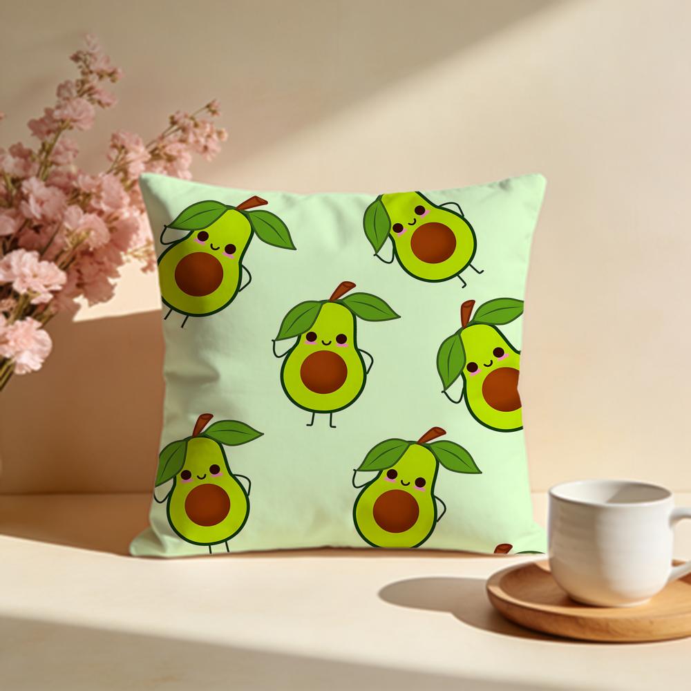 Cremige Avocado Kissenhülle Weiche Kissenbezüge für Zuhause Schlafzimmer Wohnzimmer Sofa