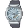 Casio G-SHOCK GM-S2110-2AJF Mid-size Model Metal-covered Women's Watch, Genuine Domestic Product, Dark Gray/blue.
