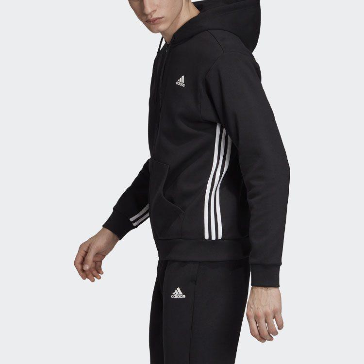 adidas Zipper Three-stripe Hoodie DX7657