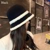 Thickened Bucket Hat Knitted Fisherman Hat Casual Ear Protection  Women Girls