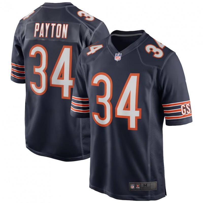 Chicago Bears Walter Payton 34 NFL Football Jersey Mens Sports Fan Apparel Team Uniform Replica