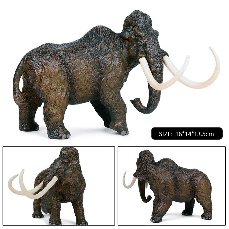 Oenux African Wild Animals Elephant Model Simulation Big Mammoth Action Figures Figurine PVC Educational Toy For Kids Gift