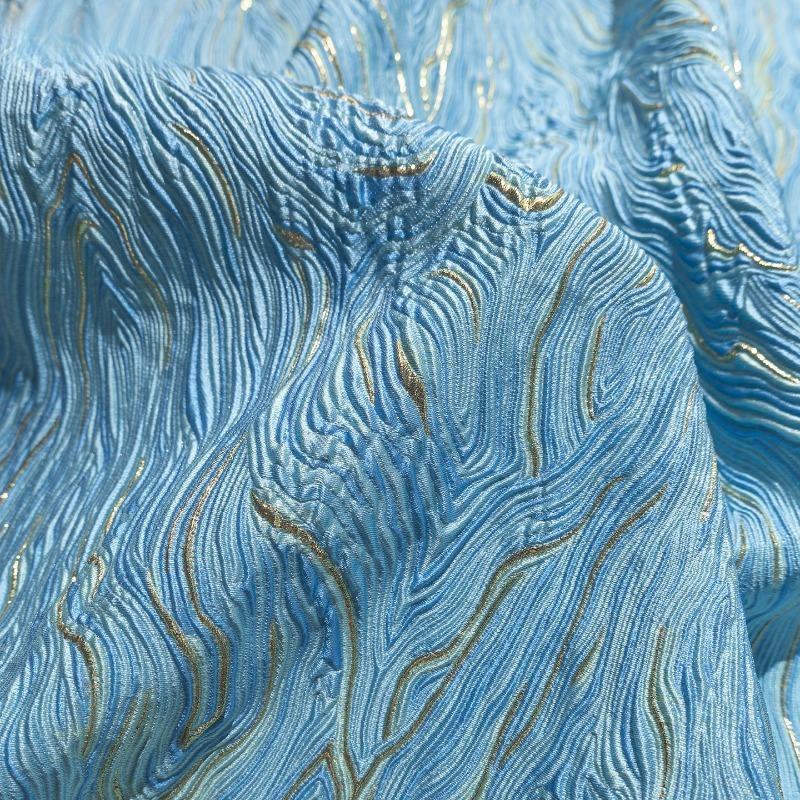 Jacquard Fabric Oil Painting Brocade Weaving Clothing Designer Apparel Sewing Fabric Wholesale Cloth Diy Sewing Material