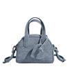 Blue Denim Women’s Boston Handbag - Small Winter 2024 Trend, Spring Niche Design Messenger Bag