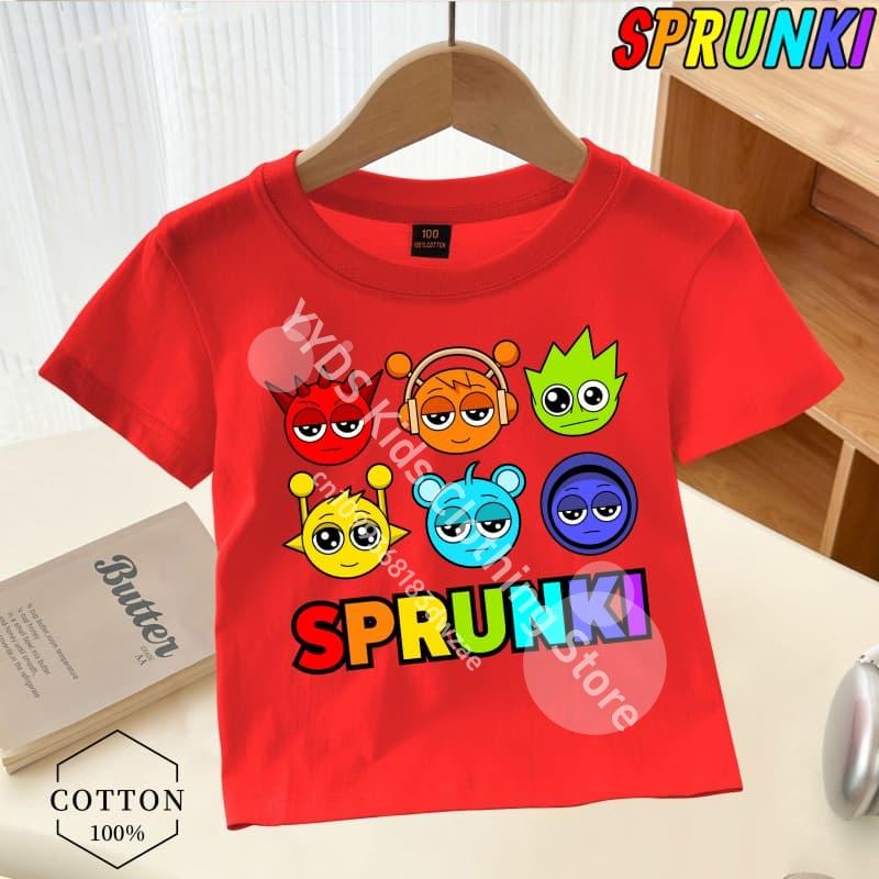 Doar un tip căruia îi place Sprunki Boy Imprimeu grafic Tricou Sprunki pentru copii Tendință de modă Tricou pentru băieți Haine universale de vară pentru băieți/fete
